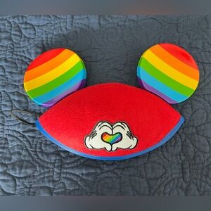 NEW Disney parks Mickey Mouse pride rainbow love wins ears.